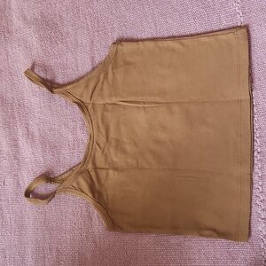 ARQ crop tank size M, toffee